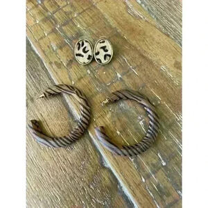 Leopard Boutique Earring Bundle (2 pairs)